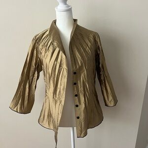 Beluva San Francisco Pleated Jacket. Like New Condition. Size Small